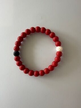 Lokai Beaded Bracelet Red-Gently Preowned